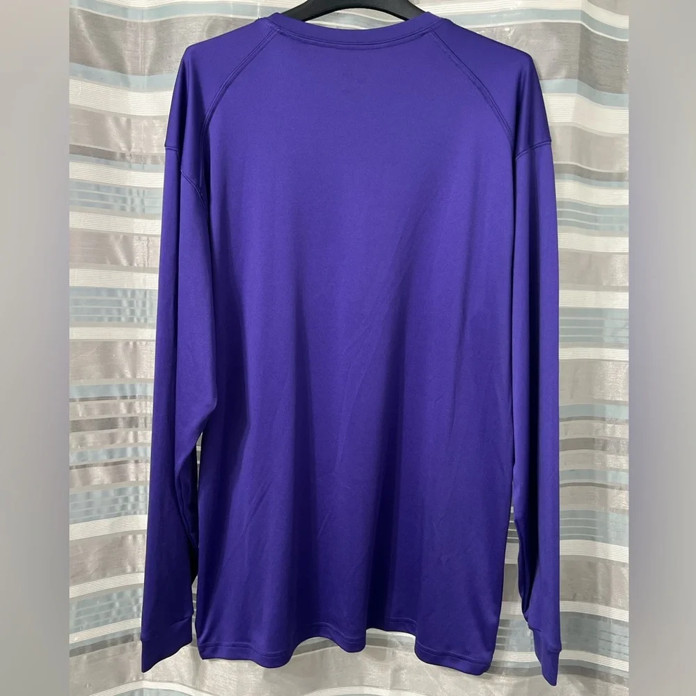 LSU Tigers Purple Long Sleeve Performance Shirt - Picture 2 of 9